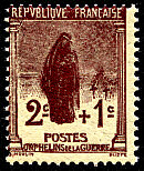 Image du timbre Veuve au cimetière brun-lilas 2c+1c