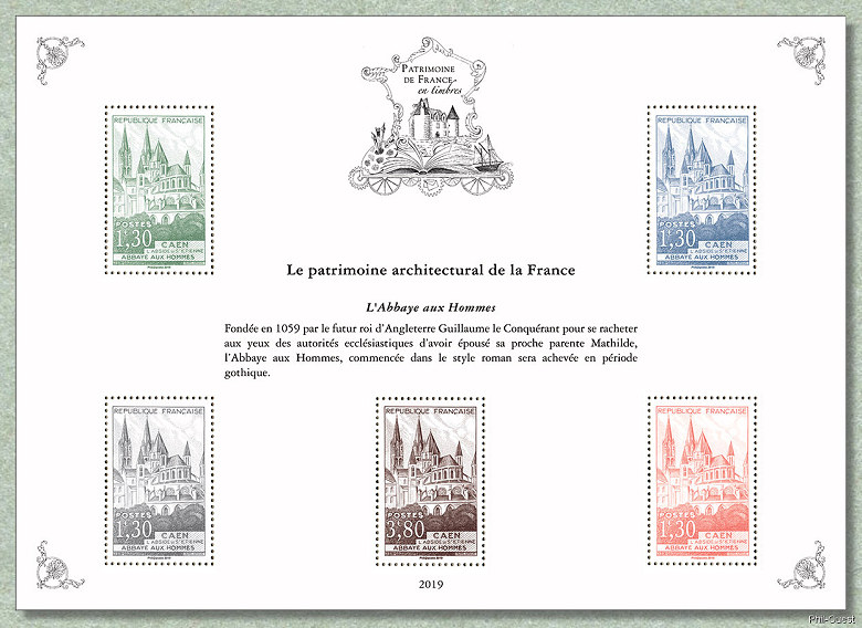 Image du timbre Caen - L'abside de Saint-Étienne Abbaye aux hommes