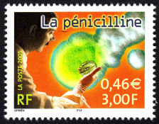 Image du timbre La péniciline
