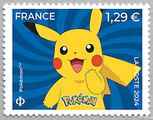 Image du timbre Pokémon Pikachu
