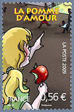Image du timbre La pomme d'amour