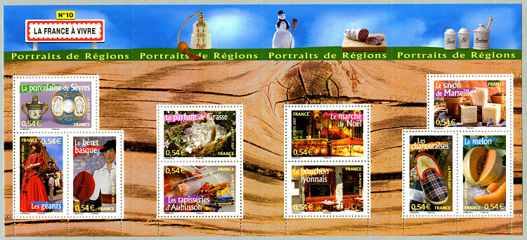 Image du timbre La France à vivre