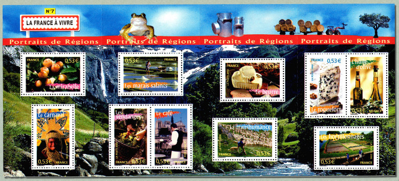 Image du timbre La France à vivre