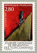 Image du timbre Journée nationale de prévention des toxicomanies
