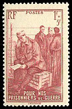 Image du timbre Pour nos prisonniers de guerre