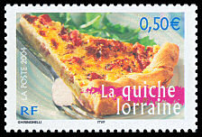 Image du timbre La quiche lorraine