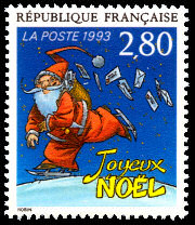 Image du timbre «Joyeux Noël» par Thierry Robin