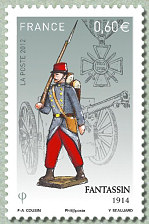 Image du timbre Fantassin 1914