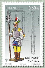 Image du timbre Fantassin XVIème siècle