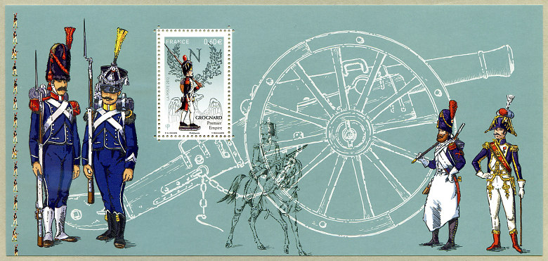 Image du timbre Souvenir philatélique Grognard premier empire