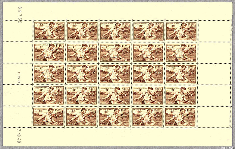 Image du timbre Semailles