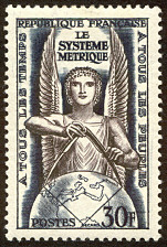 Image du timbre Le Système métriqueA tous les temps A tous les peuples
