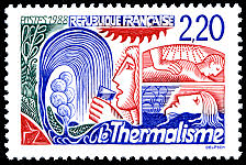 Image du timbre Le thermalisme
