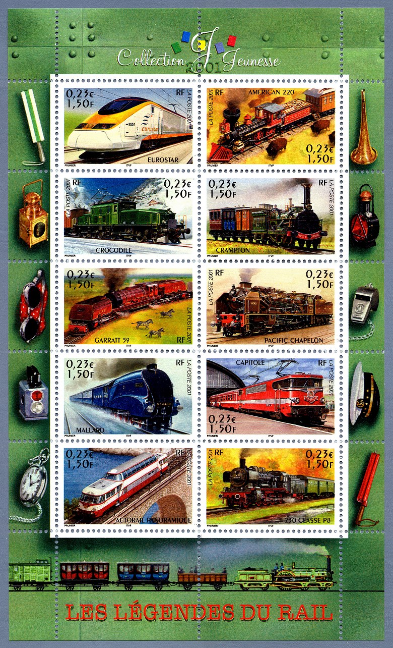 Image du timbre Les légendes du rail