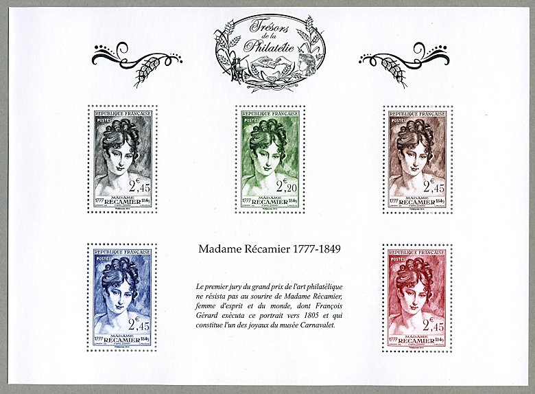 Image du timbre Feuille 7 - Madame Récamier - 1777-1849