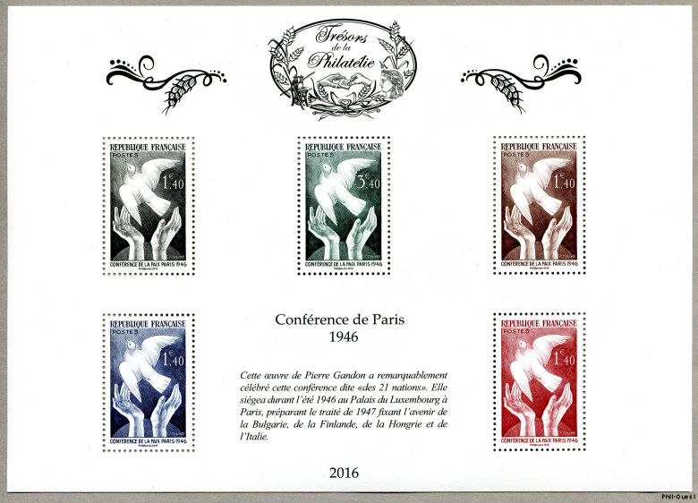 Image du timbre La Conférence de Paris 1946