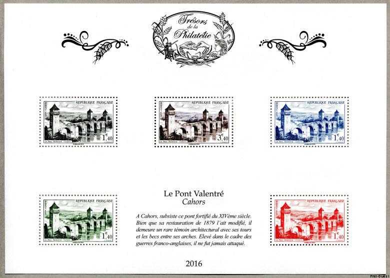 Image du timbre Le pont Valentré (Cahors)