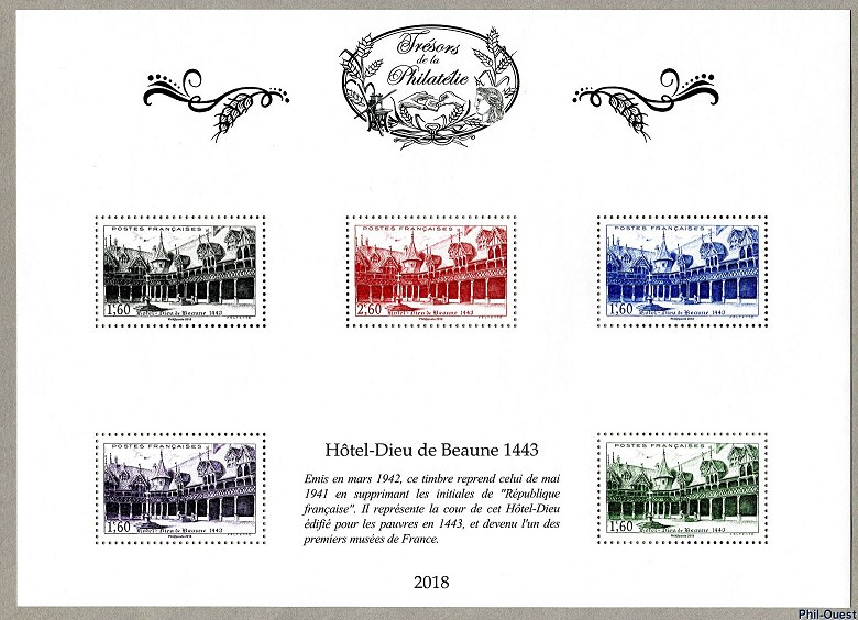 Image du timbre Feuille 3 - Hôtel-Dieu de Beaune 1443