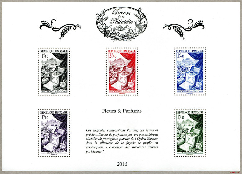Image du timbre Fleurs et parfums