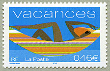 Image du timbre Vacances