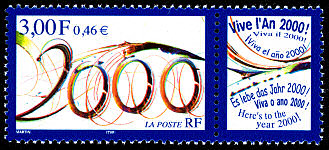 Image du timbre Vive L'an 2000 !