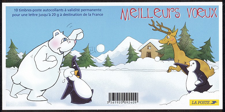 Image du timbre Carnet meilleurs vœux