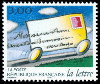 Image du timbre 3 - Transport de la lettre