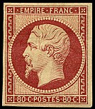 Image du timbre Napoléon III 80 c carmin
