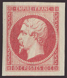 Image du timbre Napoléon III 80 c rose