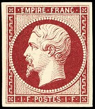 Image du timbre Napoléon III 1 F carmin