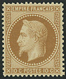 Image du timbre Napoléon III 10 c bistre type I