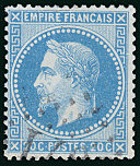 Image du timbre Napoléon III 20 c bleu type I