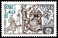 Image du timbre Bourrée croisée