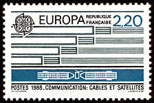 Image du timbre Communication: Cables et Satellites