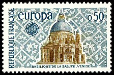 Image du timbre EUROPA C.E.P.T.Basilique de la Salute à Venise