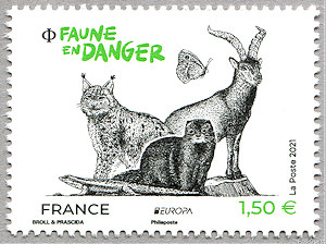 Image du timbre Faune en danger