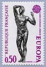 Image du timbre L'âge d'airain de Rodin