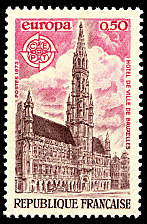 Image du timbre EUROPA C.E.P.T.Grand place de Bruxelles 