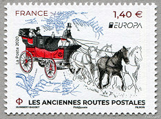 Image du timbre Les anciennes routes postales