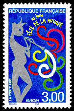 Image du timbre 21 juin - Fête de la musique - Le Dieu Pan