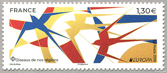 Image du timbre Oiseaux de nos régions