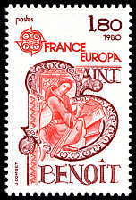 Image du timbre Saint Benoit