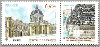 Image du timbre Paris Institut de France