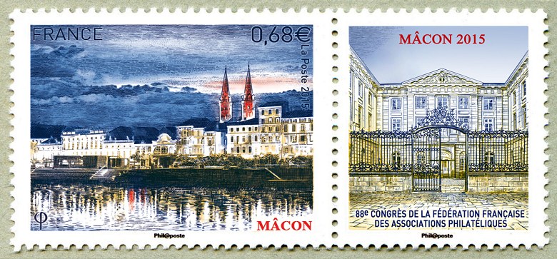 Image du timbre Mâcon 2015