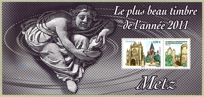 Image du timbre Metz - Le plus beau timbre de l'année 2011