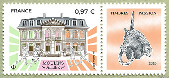 Image du timbre Moulins Allier