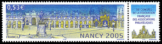 Image du timbre Nancy-78ème congrès de la Fédération Française des Associations Philatéliques