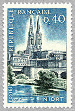 Image du timbre Niort39ème congrès de la Fédération des sociétés philatéliques françaises