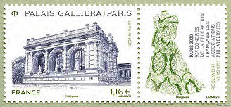 Image du timbre Palais Galliera - Paris  - 93e Congrès de la FFAP
