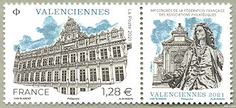 Image du timbre Valenciennes - 94e Congrès de la Fédération Française des Associations Philatéliques